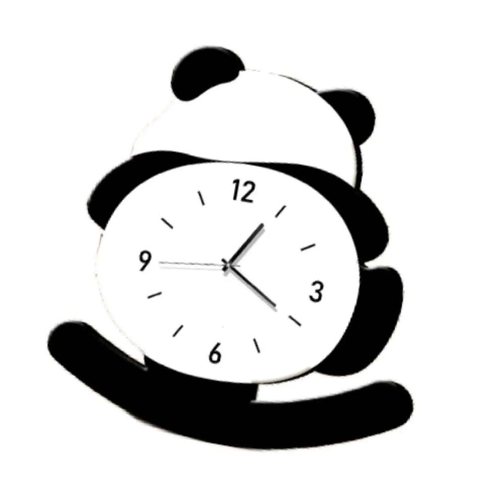 Desktop Clock Silent Festival Gift Easy to Read Tabletop Statue for Bedside Home Office Living Room Kitchen Housewarming Present W260130