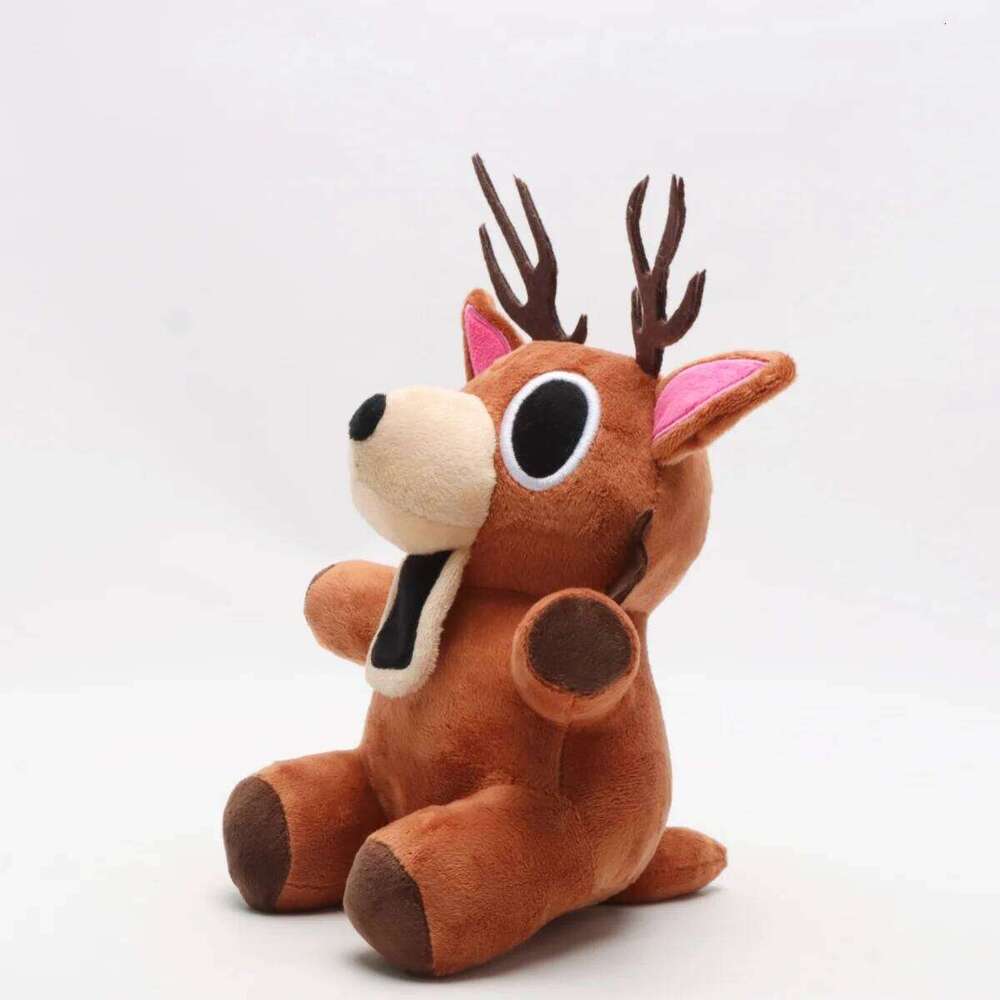 25cm 99 Nights in the Forest Merchandise Plush Toys Deer Buddy Stuffed Doll for Kids Game Fans Gift Y260128