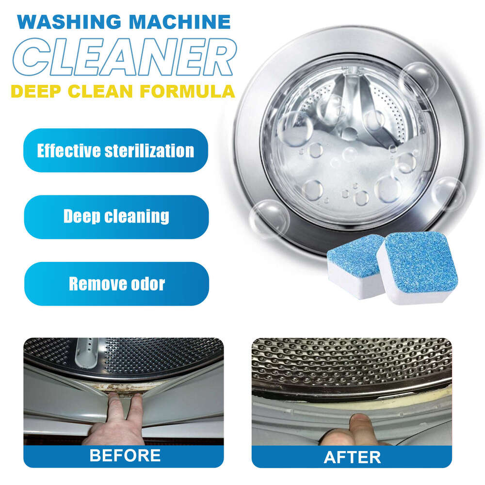 Jaysuing Deep Drum Type Washing Machine Tub Water Tank Dirt Deodorizing Cleaning Tablets S260130