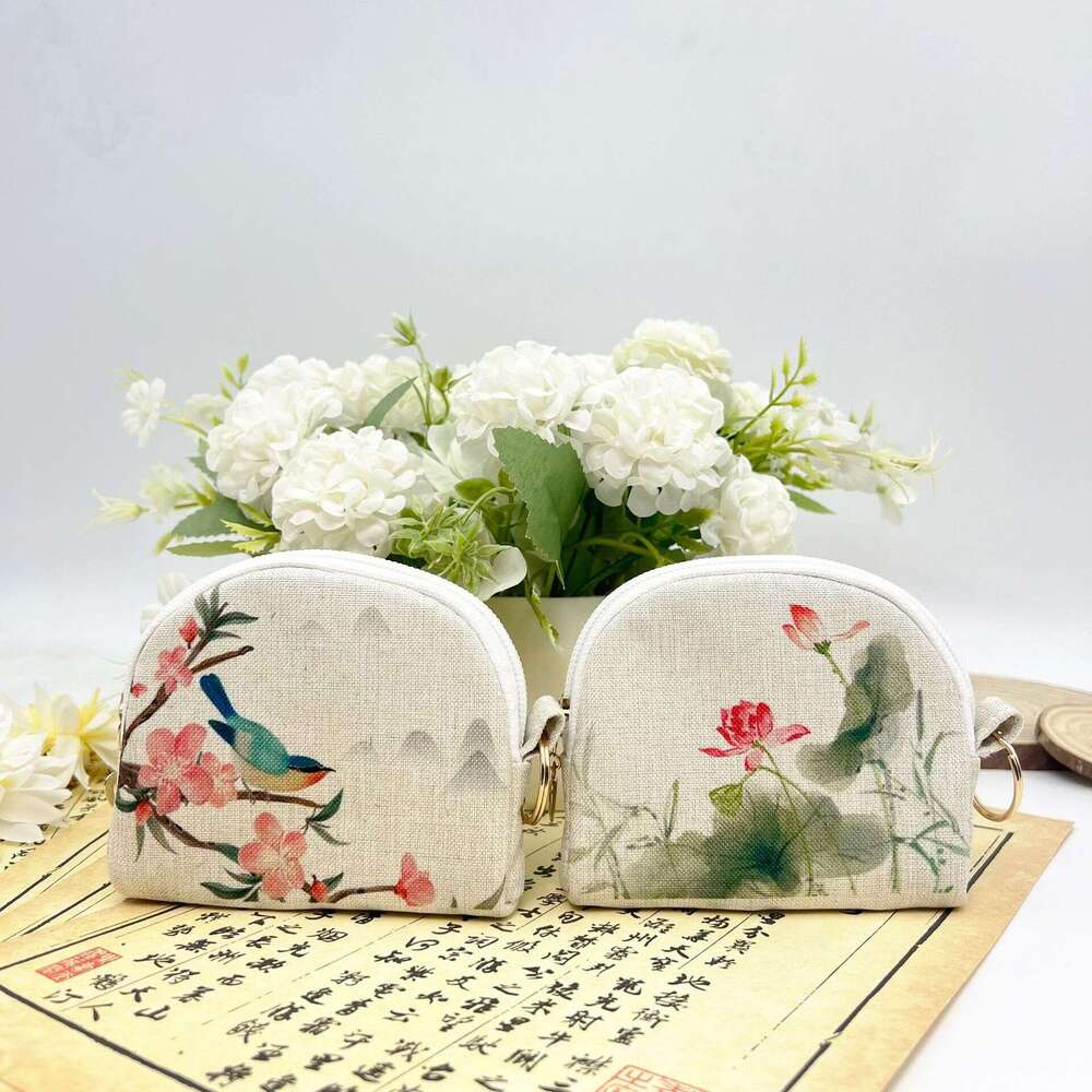 Source Factory Custom Digital Heat Transfer Coin Purse Shell Storage Small Bag Handmade Wallet Card Holder MASA