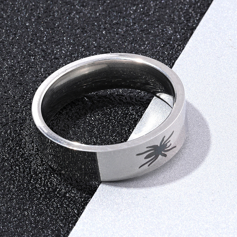 Fashion New Niche Couple Rings Spider Love Ring Factory Direct Sale Large Volume Discount