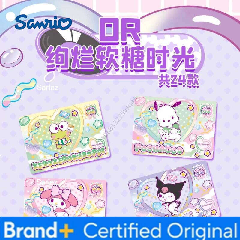 Sanrio Genuine Collection Card Japanese Cartoon Daniel Star Hello Kitty Exquisite PVC Transparent Craft Cards Gifts H260130