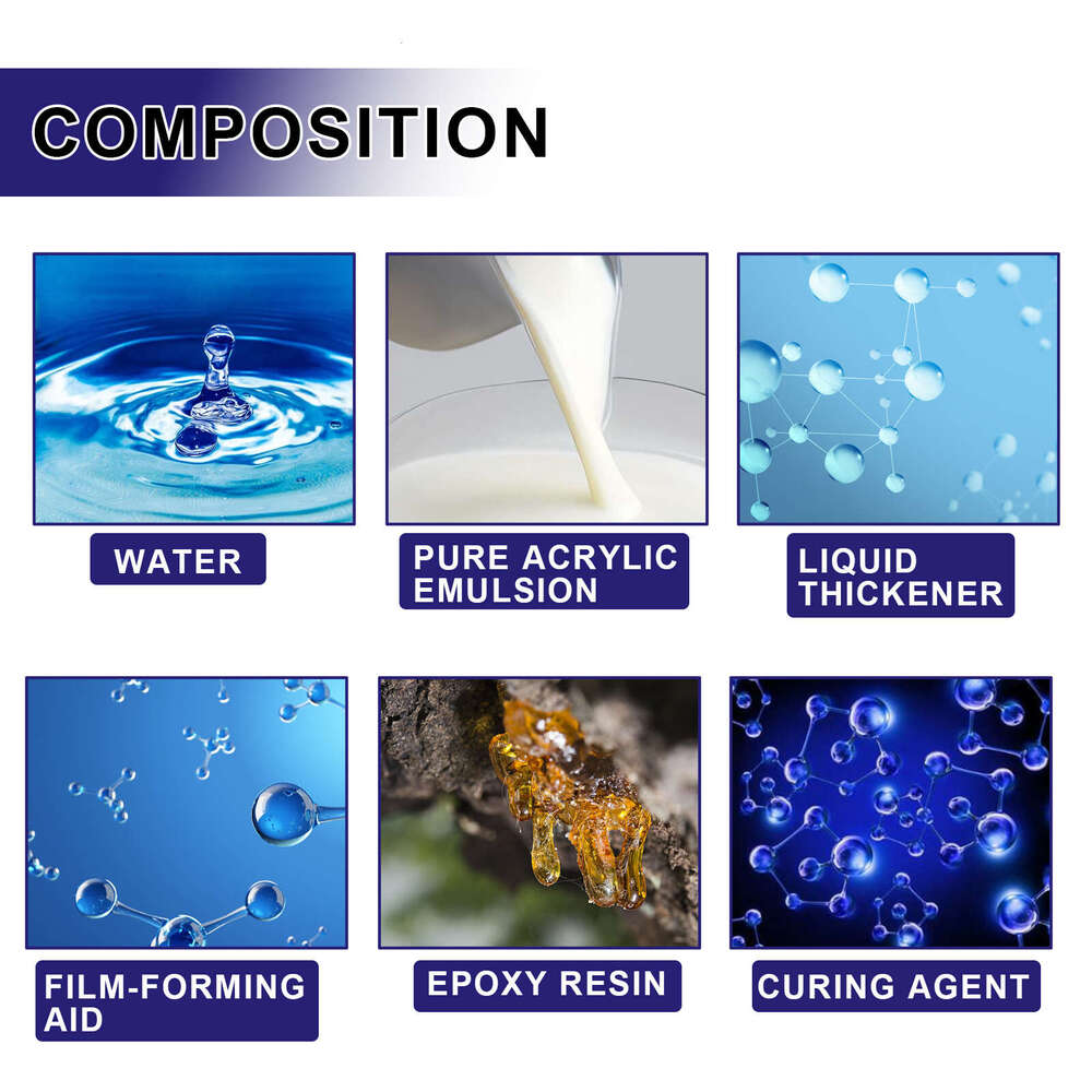 Jaysuing Waterproof Coating for Bathroom Kitchen Exterior Wall Balcony Roof Tile Leak Repair Glue S260130