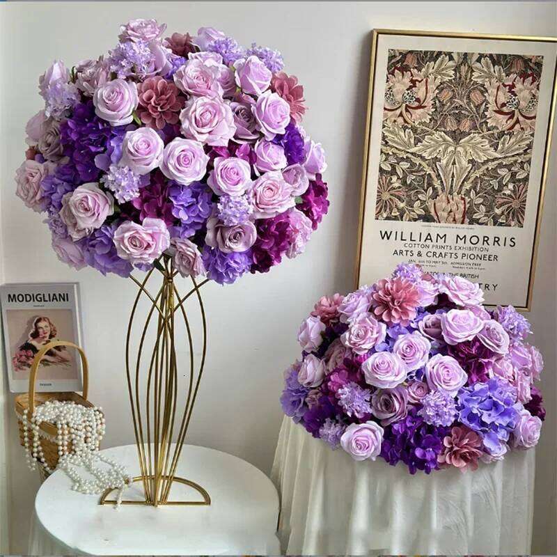 New Artificial Strip Arrangement Wedding Table Runner Floral Party Backdrop Decor Prop Arch Flower String Window Display Y260130