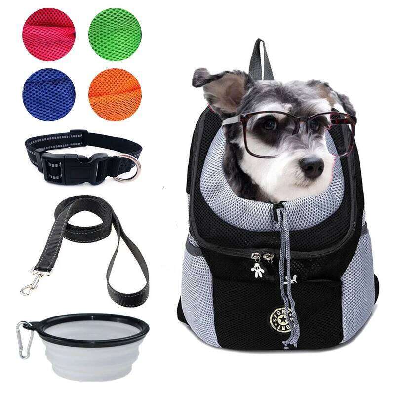 Pet For Dogs Out Double Shoulder Portable Backpack Outdoor Dog Carrier Bag Travel Set 26H0130