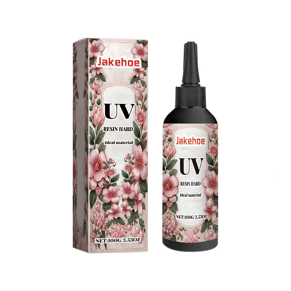 Jakehoe High Transparency Resin DIY Handmade Shadowless Quick-Drying Epoxy Glue S260130