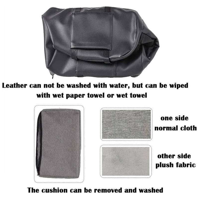 Dog Pet Travel Booster for Car Armrest with Safety Hook Washable Design Detachable Cushion Mat 26H0130