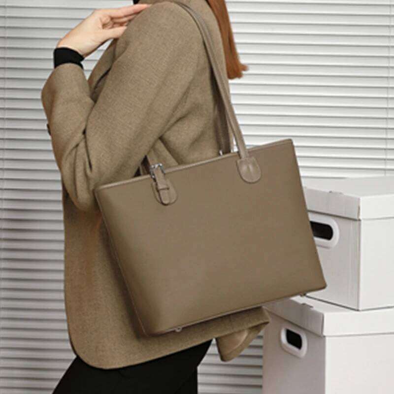 Burminsa Cowhide Genuine Leather Large Tote For Women 2025 Luxury Designer Shopping Shoulder Bags Big Work Ladies Handbags