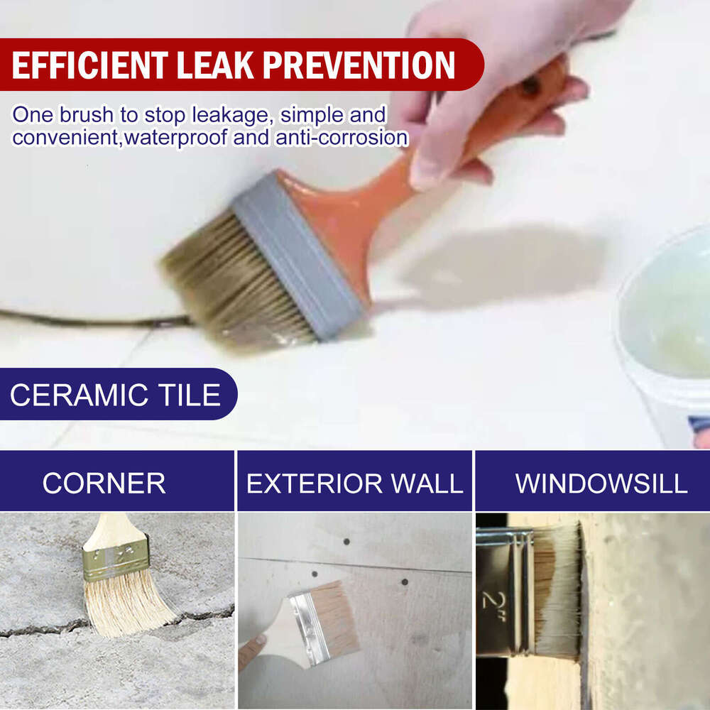 Jue-Fish Transparent Leak Repair Glue No-Need-to-Hit-Tile Bathroom Kitchen Floor Tile Coating Waterproof Agent S260130