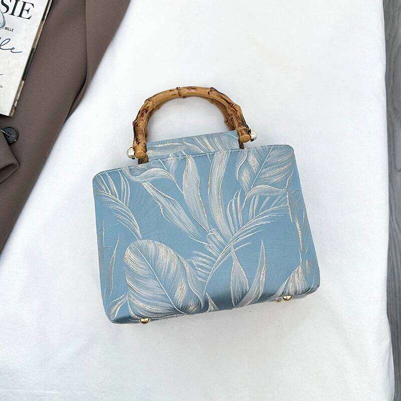 New Chinese Bamboo Knot Handbag Retro Cheongsam Hanfu Single Shoulder Women S Versatile Ethnic Style Cross Body Bag KABAHEBINGJUE