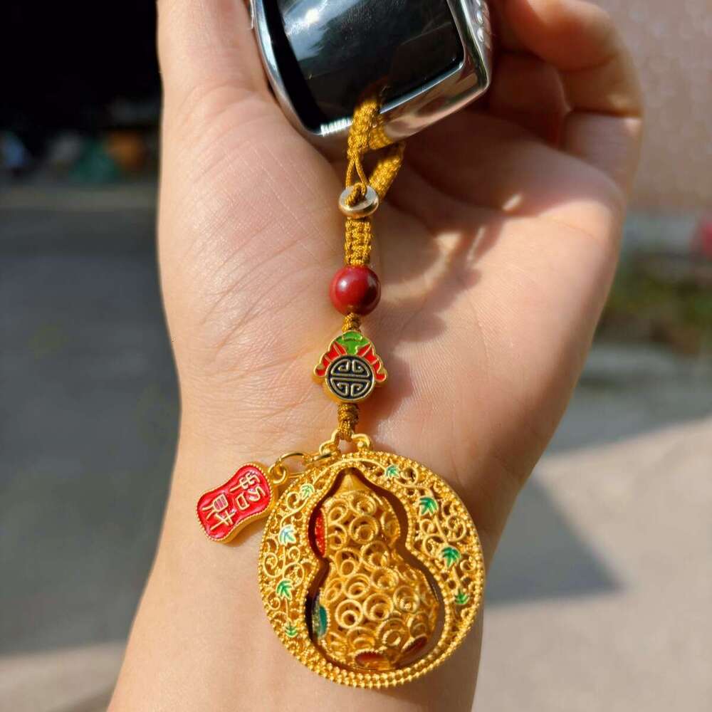 Lucky National Trend High-end Pendant Phone Keychain Ornament Vintage Bag Creative Gift for Men and Women