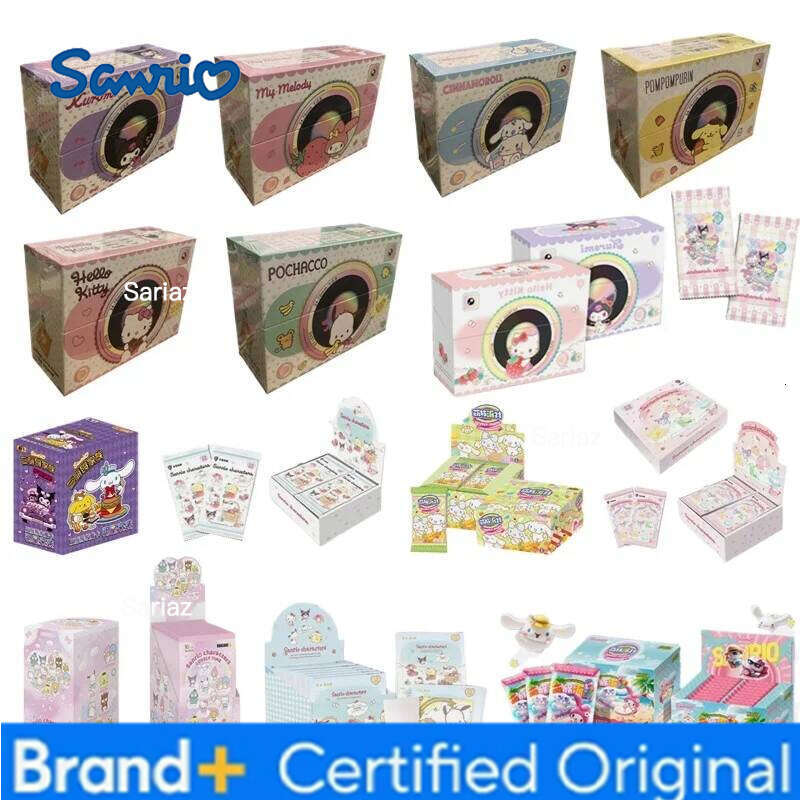 Sanrio Kuromi Cards My Melody Trading Card Game Hello Kitty Booster Box Cartoon Cute Collection Toy Christmas Gift H260130
