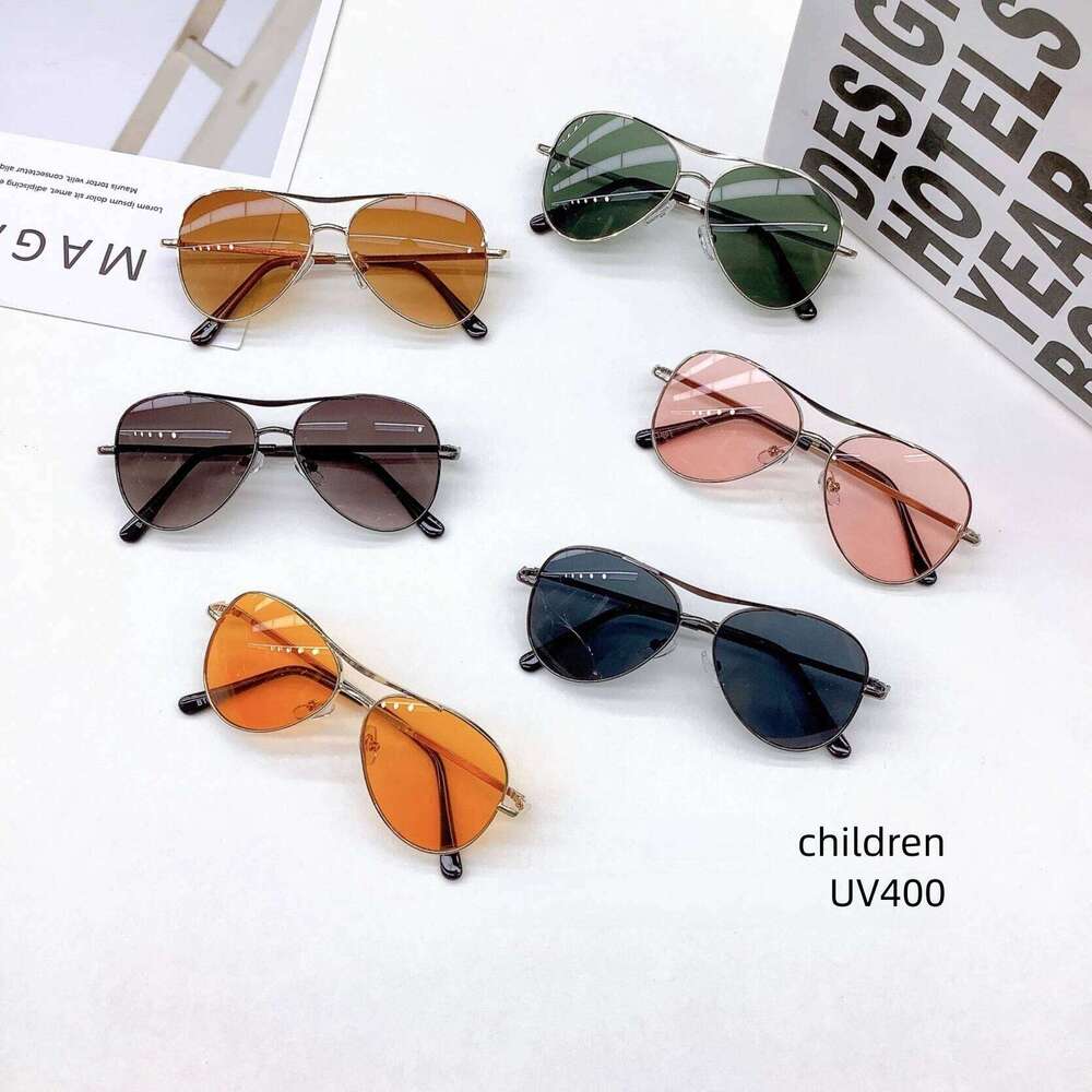 2025 Sunglasses Personality Cute Baby UV400 Protection Glasses Trendy New Children's Fashion Boys And Girls Sun H260130