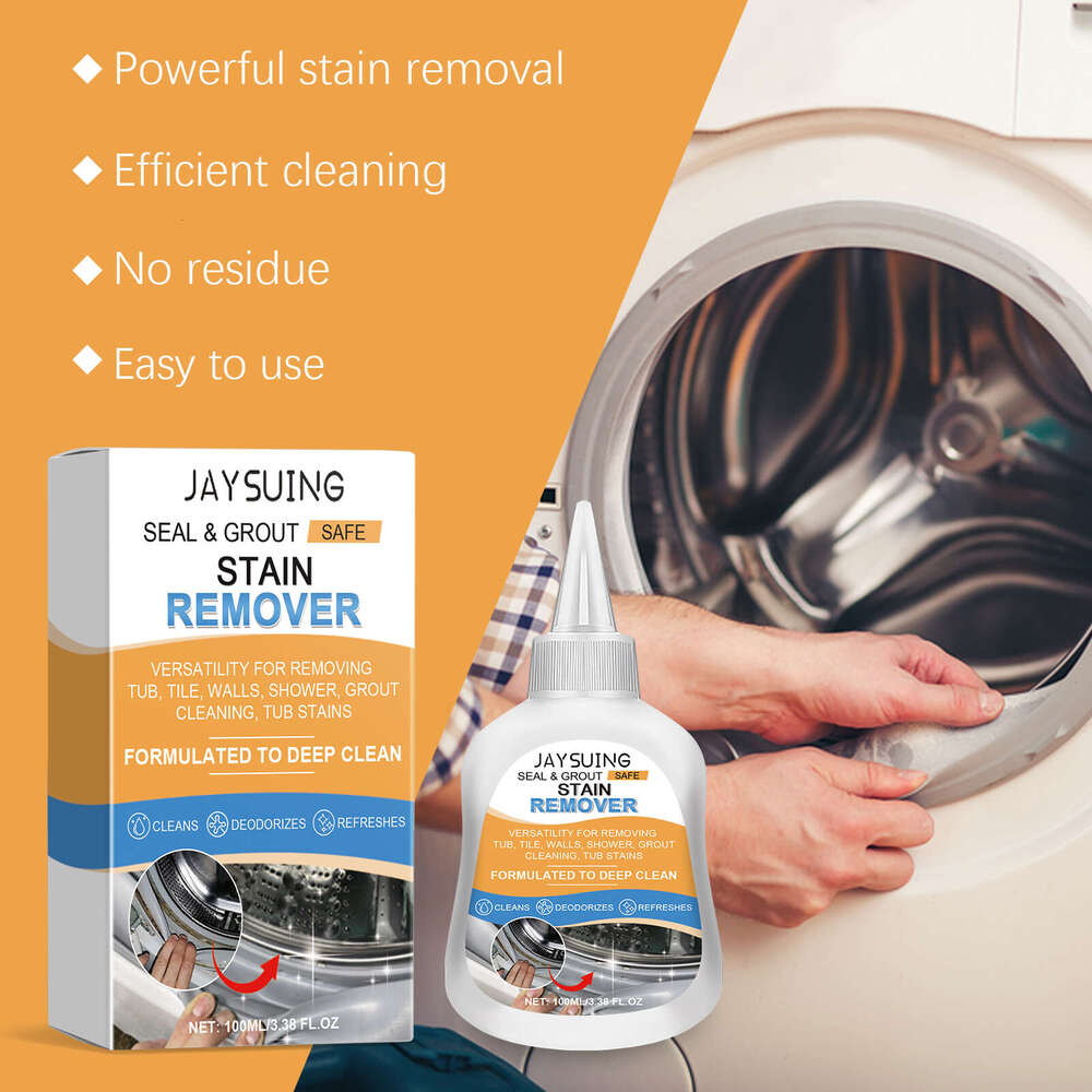 JAYSUING Stain Remover for Drum Washing Machine Gaps Bathroom Shower Stains Multi-Functional Cleaner S260130
