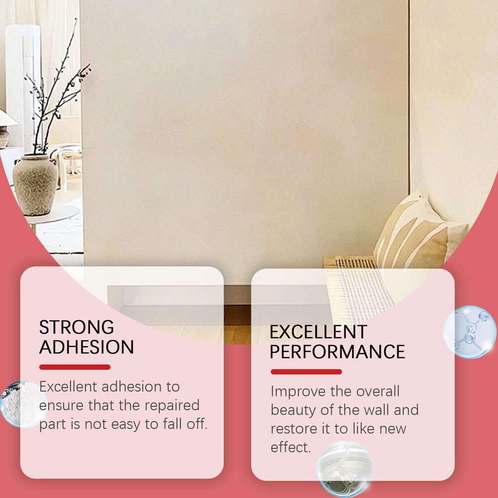 Jakehoe Household Peeling Scratch Dent Crack Nail Hole Repair Wall Paste S260130