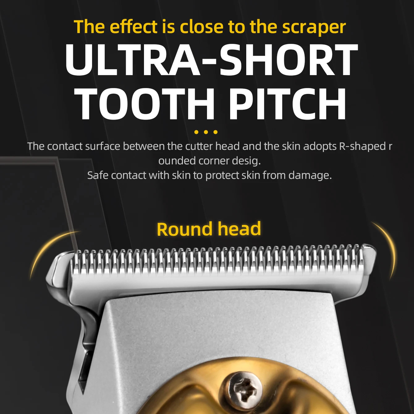 Professional Hair Trimmer Electric Hair Clipper Mens Rechargeable Barber Cordless Hair Cutting Machine for BareHeaded 260129