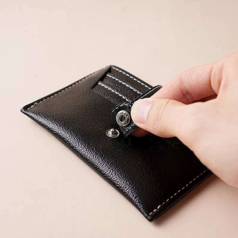 Ultra Thin Women's Holder Korean Style Multi-Card Wallet Pu Leather Organizer with Coin Pocket Z260130