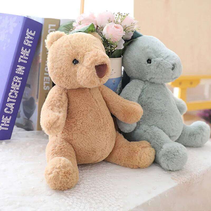 23cm Kawaii Animals Elephant Bear Dinosaur Soft Plush Dolls Stuffed Panda Pig Plushie Baby Toys Gifts For Children Y260128