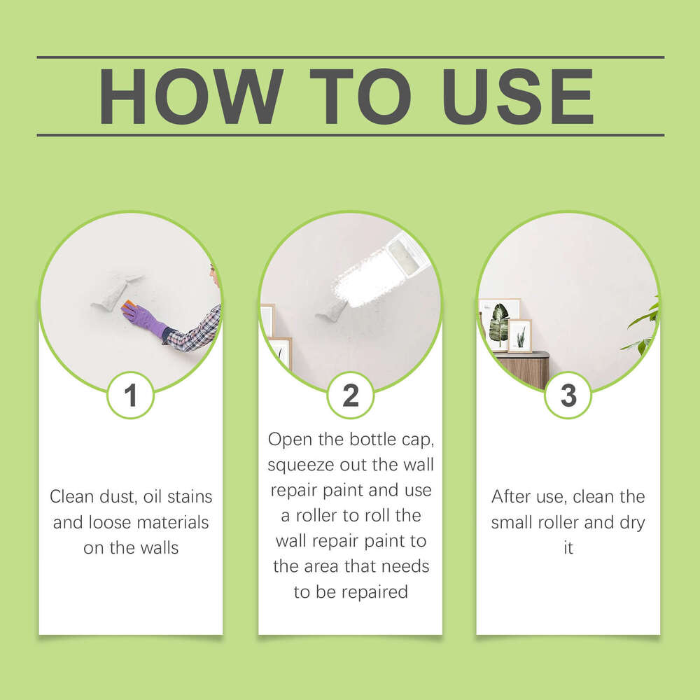 Jakehoe Home Portable Quick Easily Cover Defects Renovation Wall Repair Paint S260130