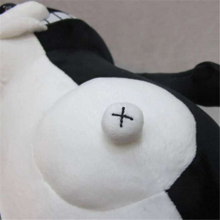 25cm Anime Dangan Ronpa Super Danganronpa 2 Monokuma Black&White Plush Toy Bear Soft Stuffed Animal Dolls Toys Y260128