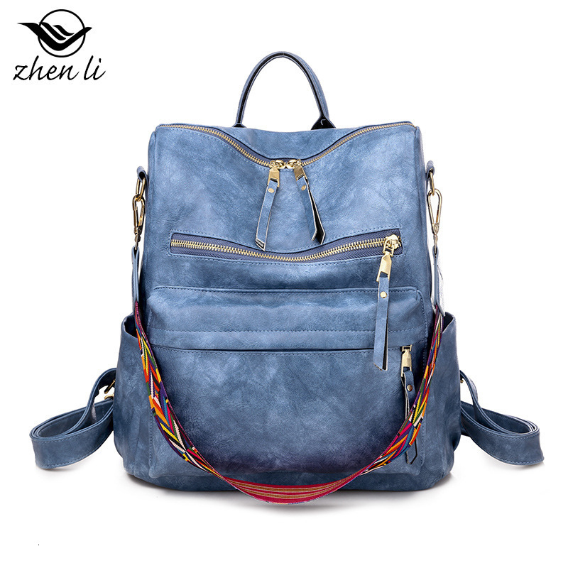 Zhenli bag womens large capacity backpack niche design womens backpack bags 220514
