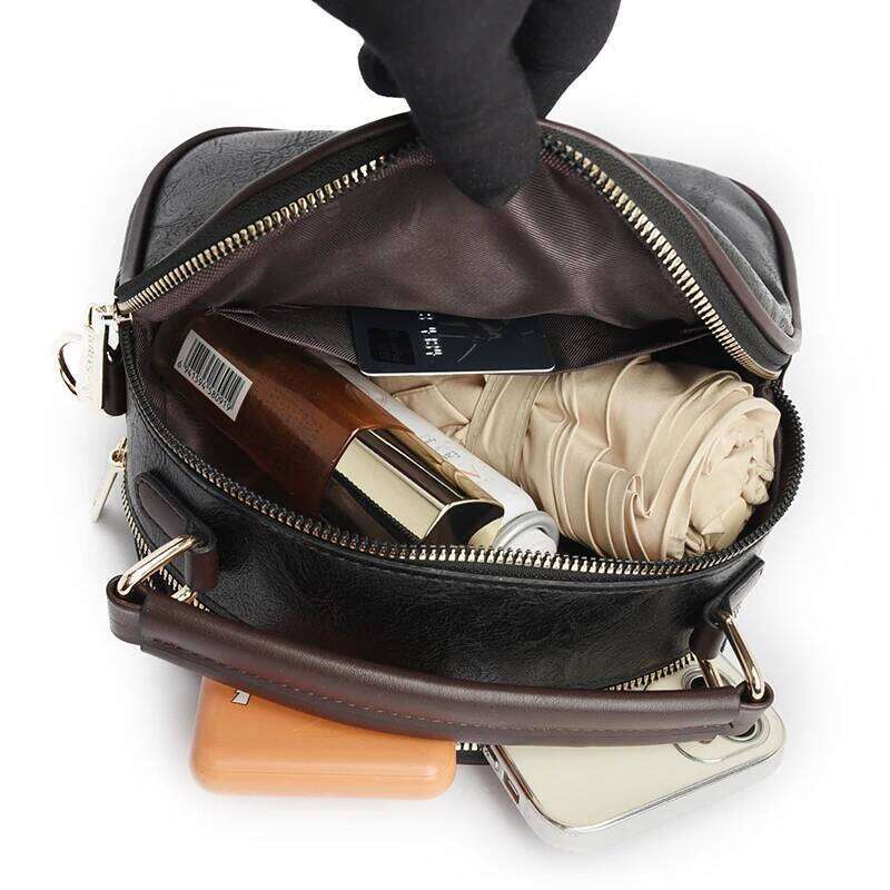 Vintage Handbag Shoulder Luxurious Designer Round Bag High Quality Gift Embossed Printed Crossbody Purse For New Women KABAHEBINGJUE