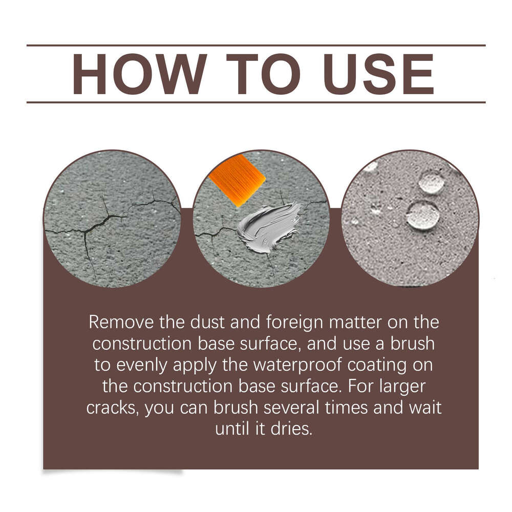 Jakehoe Coating Home Repair Leak Gap Grout Multi-purpose Leak-proof Sealant Waterproof Glue S260130