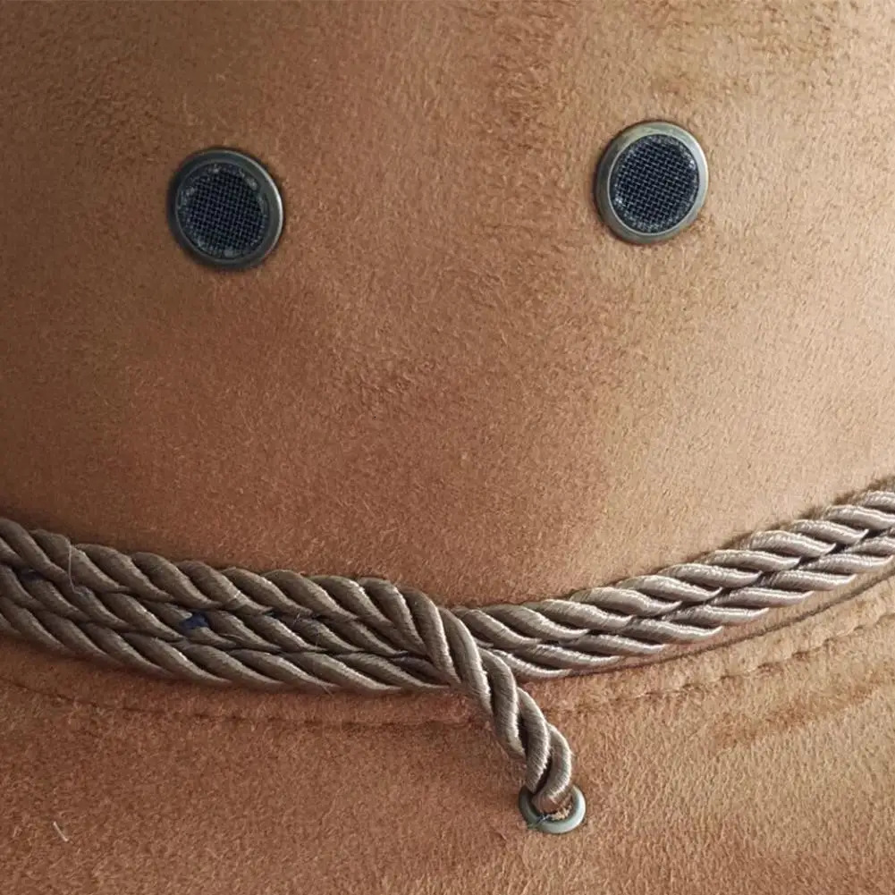 Color Men Western Cowboy Hat Big-edge Gentleman Cowgirl Jazz Gifts West Cowboy Hat For Men Color Mongolian Caps Costumes 260120