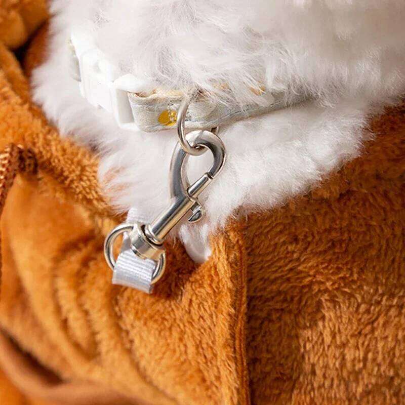 Dog Autumn Winter Warm And Windproof Cute Crossbody Bag Cat Backpack Pet Supplies 26H0130