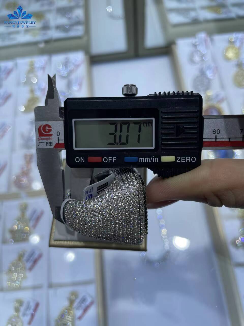 Hiphop Men Women Fine Jewelry Iced Out Gold Plated 925 Sterling Silver VVS Moissanite Diamond Baguette Ring With GRA Certificate