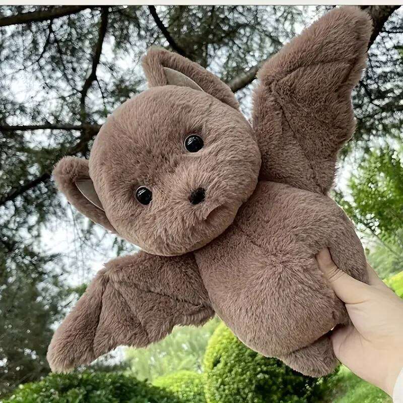 30cm Soft Stuffed Plush Animla Toy Cute Bat Dolls Halloween Decorations Gifts for Children Friends Y260128