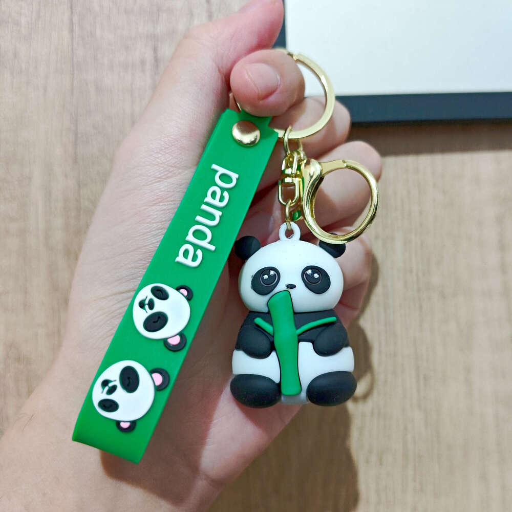 2026 Cute panda pendant from China, available in multiple colors to match with bags, keychains, and more