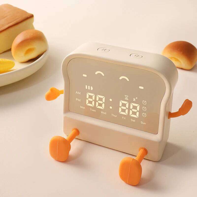 Mini Desktop Gift Little Girls Wake up Light Digital Clock Smart Cool Alarm Clocks for Kids W260130
