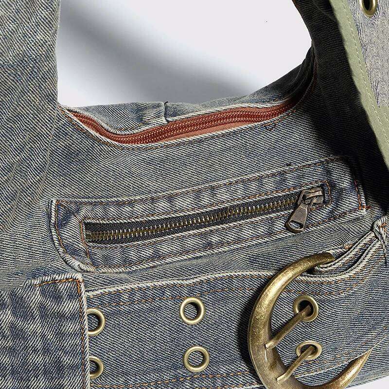 Denim Backpacks Shoulder Bag High Capacity Retro Fashion Canvas Crossbody Woman Bags Tote High Quality Sweet Cool Girl Versatile