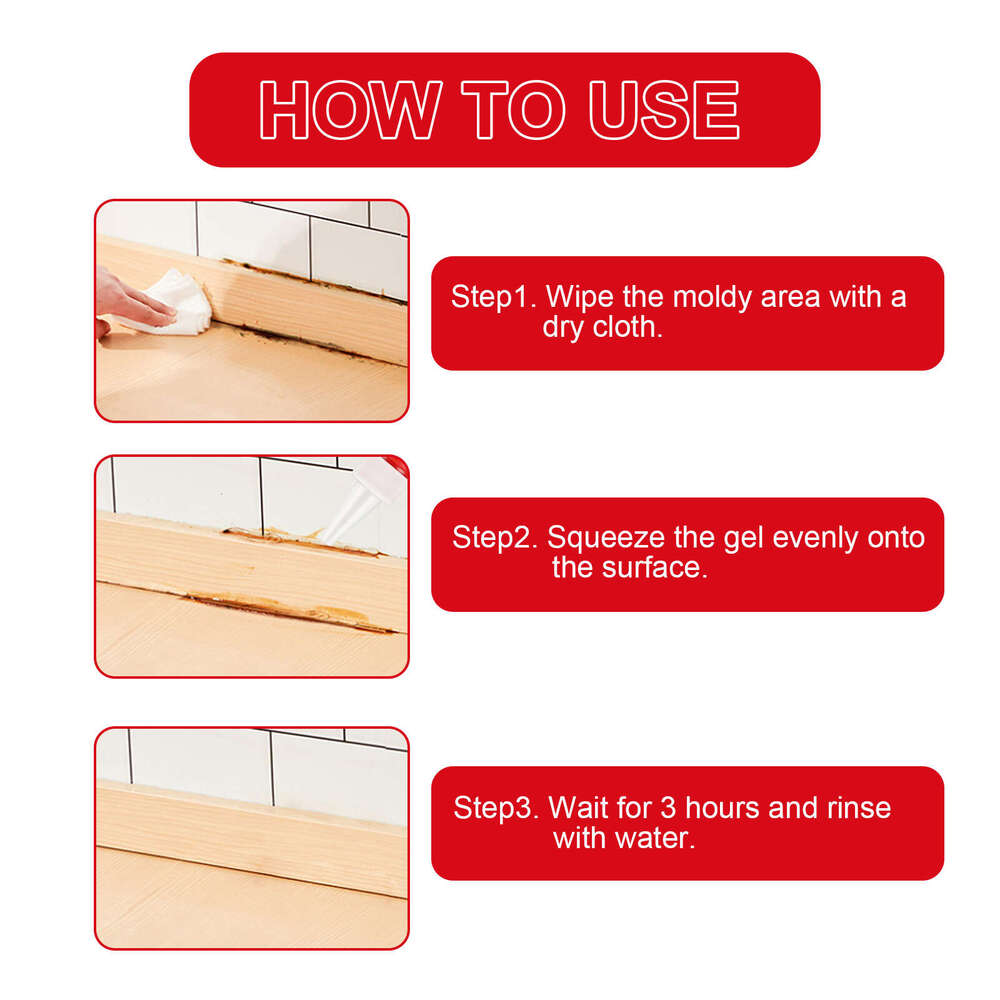 Jaysuing Remover Gel Household Wall Kitchen Bathroom Washing Machine Stain Mold Mildew Cleaner S260130