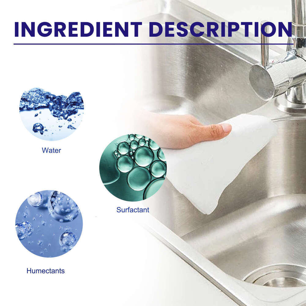 Jaysuing Kitchen Removal Heavy Oil Stain Multi-effect Cleaning Thickened Wipes S260130