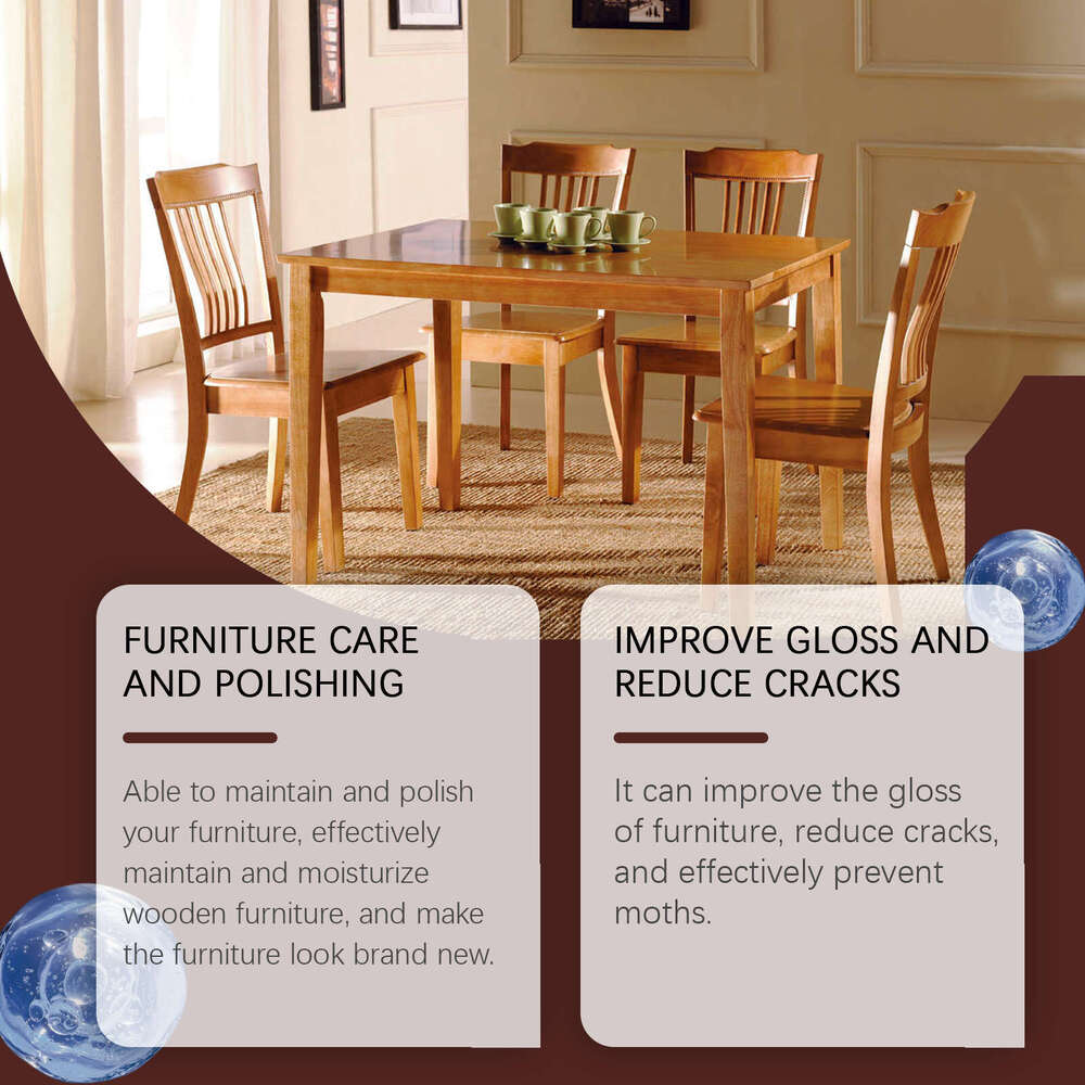 JAKEHOE Furniture Nano Crystal Coating Cleaning Enhancing Gloss Gentle Care Maintenance Polishing Agent S260130