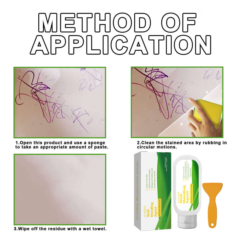 Jaysuing Household Moisture-Proof Mildew-Proof Waterproof Interior Surface Renovation Crack Wall Seam Repair Paste S260130