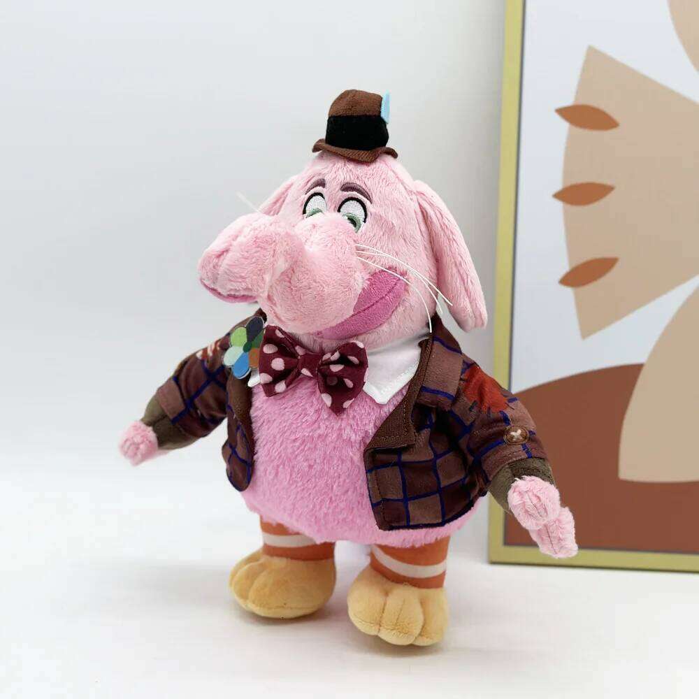 Kawaii Plush Movie Peripheral Toy Lovely Pink Elephant Birthday Halloween Gift Bing Bong for Kids Girls Decor Y260128