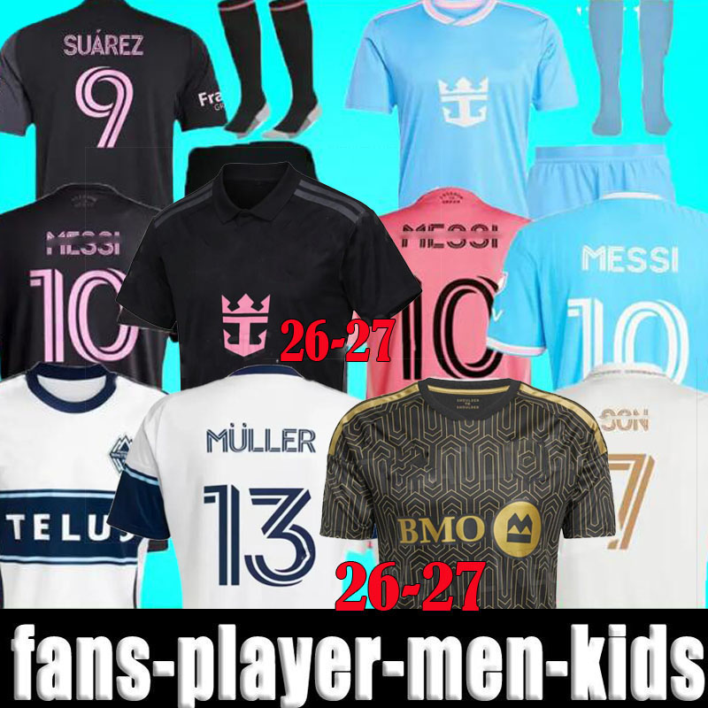 4XL Inters 2026 2027 Miamis MESSIS Soccer Jerseys SUAREZ Football Shirt 25 26 27 Vancouver muller Whitecaps Los GIROUD Angeles fc HIGUAIN MORGAN lafc men kids Kit