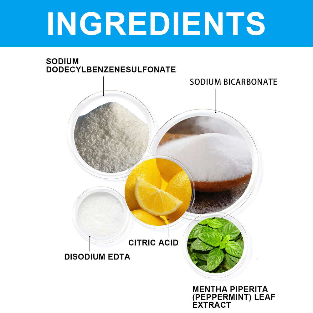 JUE FISH Floor Tile Stain Removal Descaling Brightening Polishing Cleaning Effervescent Tablets S260130