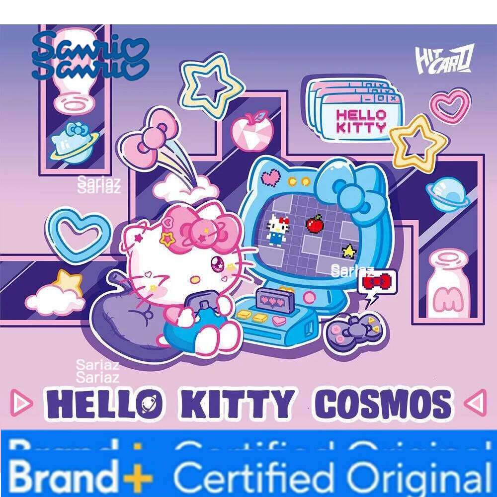 Sanrio 2025 Original Kuromi Hello Kitty My Melody Shining Collectible Game Trading Card Toys For Girl's Birthday Gift H260130