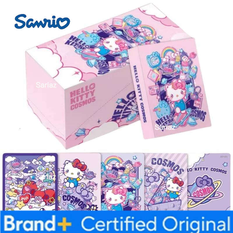Sanrio 2025 Original Kuromi Hello Kitty My Melody Shining Collectible Game Trading Card Toys For Girl's Birthday Gift H260130