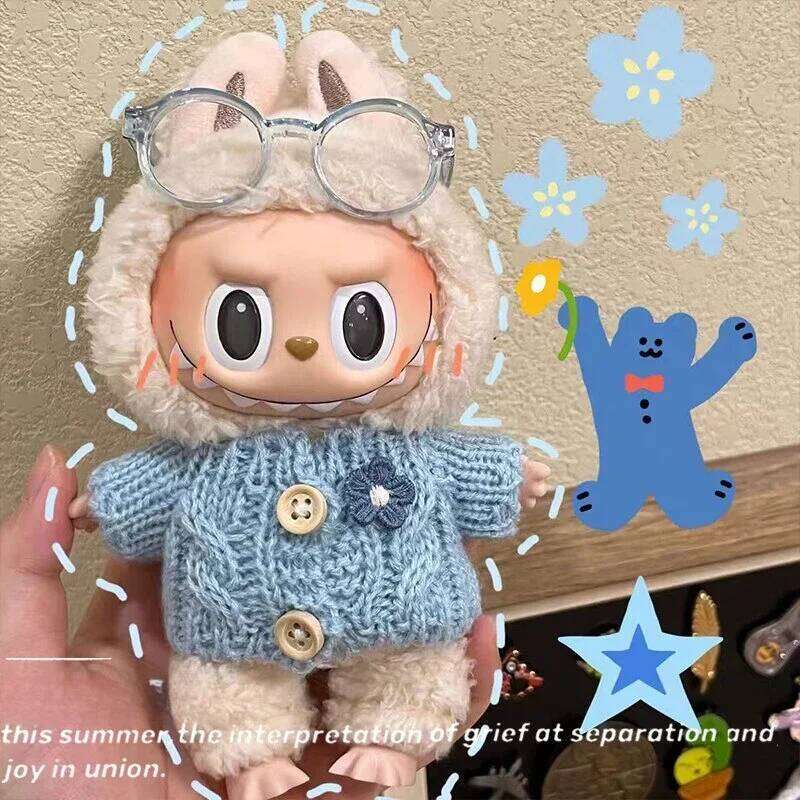 Fashionable Plastic For Labubu 3.0 Colorful Glasses Mix Match Doll Ornament Accessories Macaron BJD H260130
