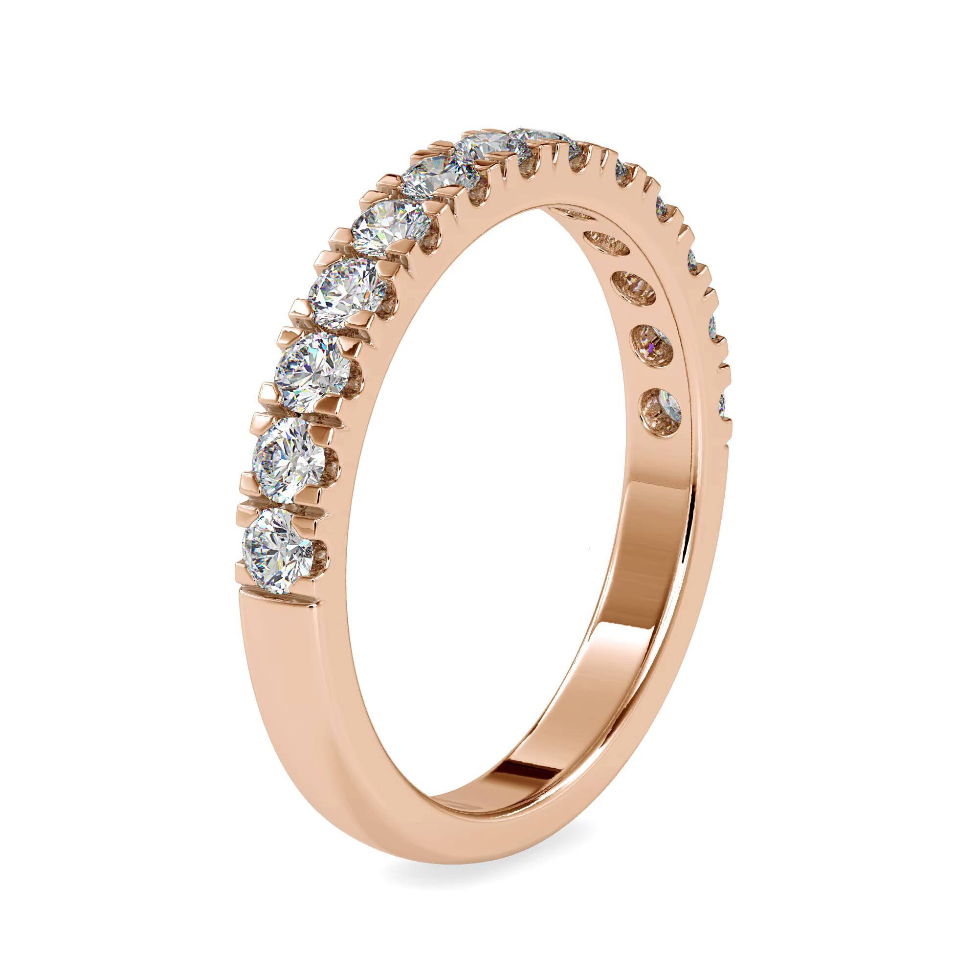 40CT Round Cut White Lab Grown Moissanite Diamond Engagement Ring 18K Gold Plated Gram Price with Certificate