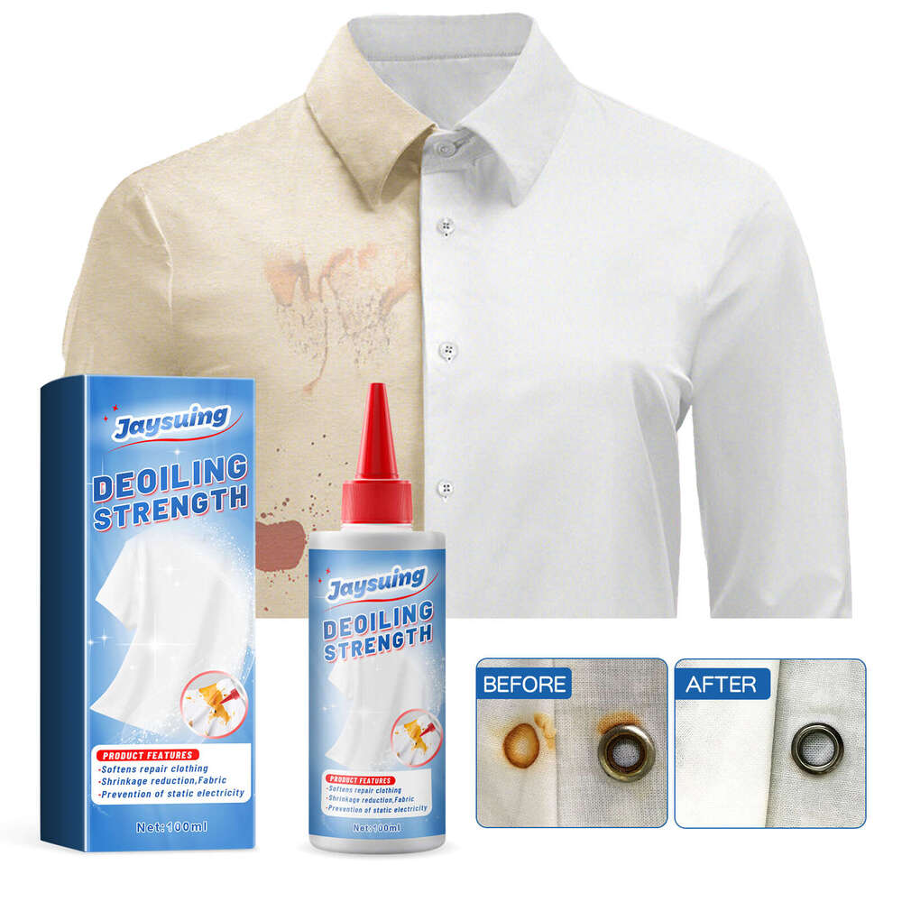 Jaysuing Clothing Cleaner Color Protection Deep Cleaning for Clothes Stubborn Oil Blood Sweat Stains S260130