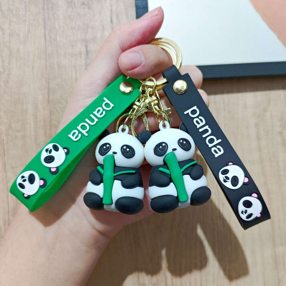 2026 Cute panda pendant from China, available in multiple colors to match with bags, keychains, and more