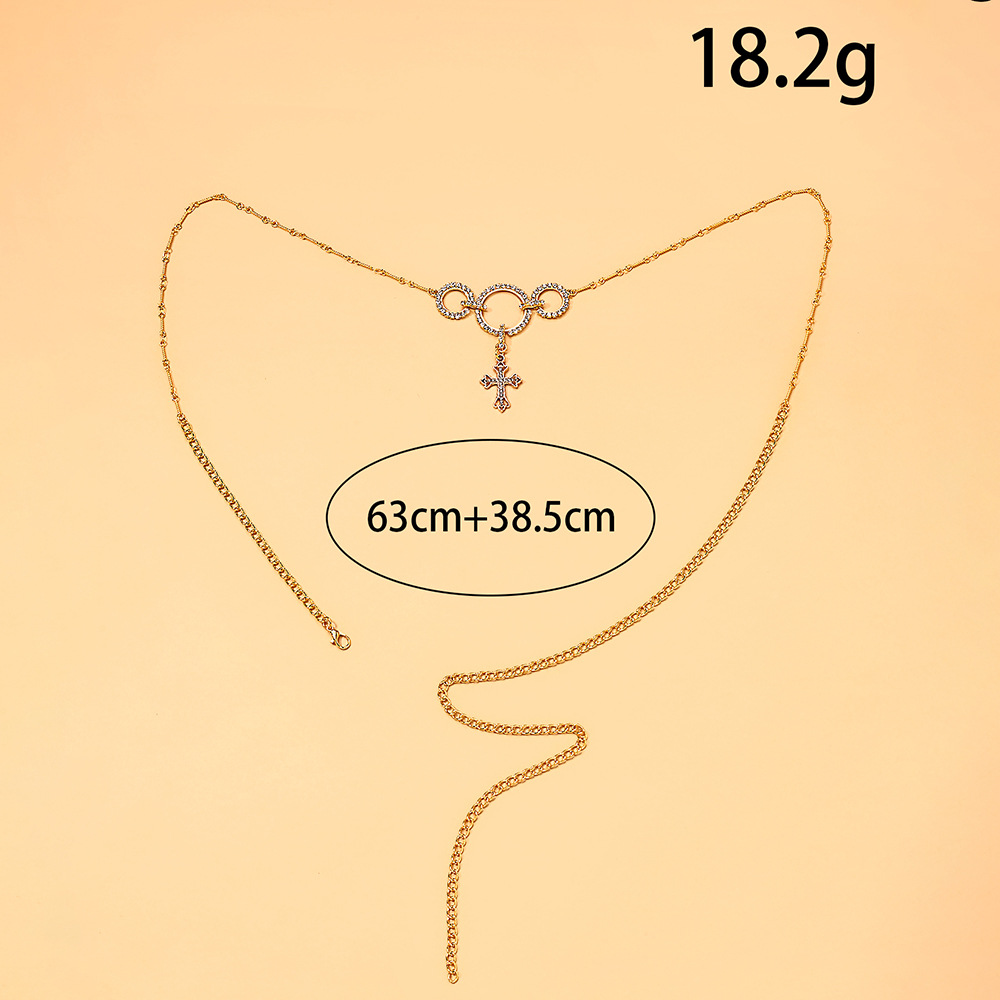 Belly Chains New Personality Cross Waist Vintage Fashion Sexy Body Chain