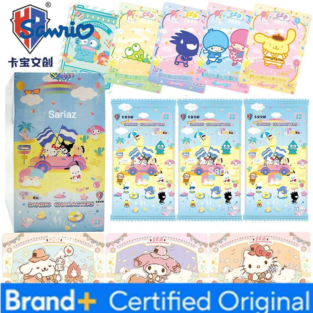 Sanrio New KABAO Original Collection Sparkling Cartoon Family Characters Limited Season Theme Cards Funny Festival Gifts H260130