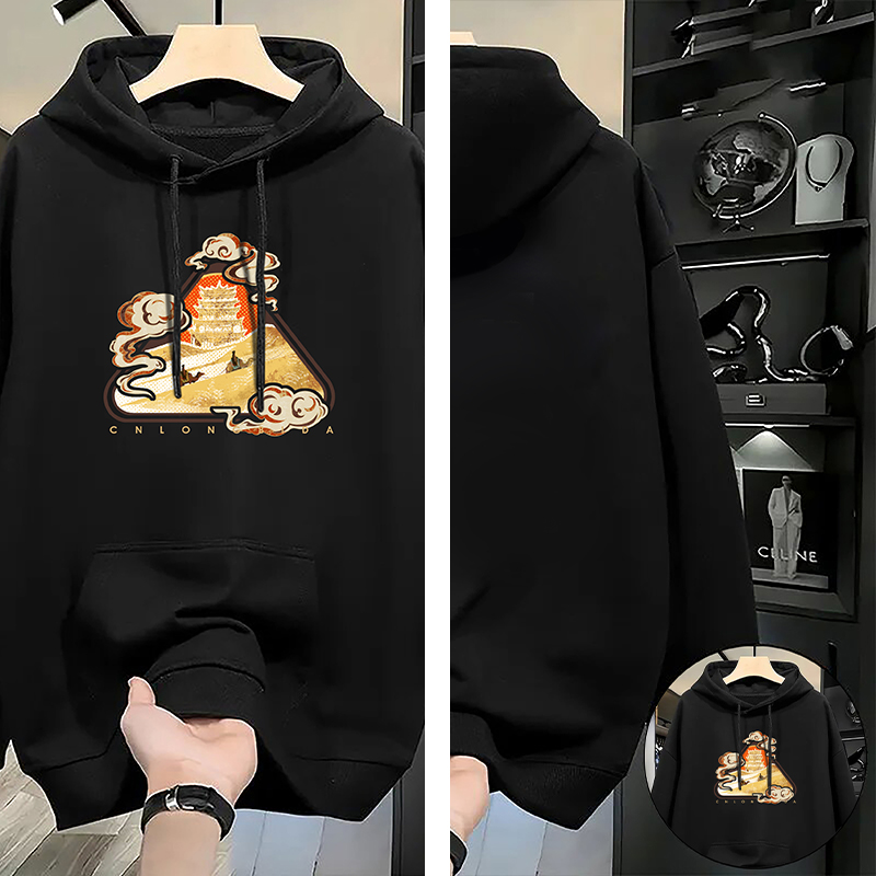 Contemporary Male Outerwear Piece Premium Quality Pullover Cardigan Embracing East-West Fashion Trends